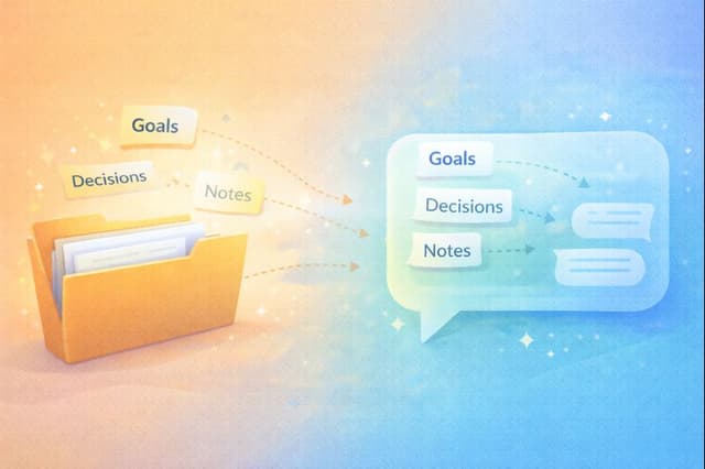 Save and resume conversations